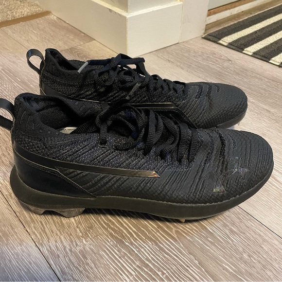 Under Armour Harper lll Low Baseball Cleats Black Men’s Size 7.5 - Picture 4 of 8